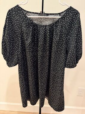 BloomChic Polka Dot Blouse – Size 18/20